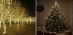 ریسه سوزنی 25 متری 320 لامپه آفتابی برای درخت کریسمس-min