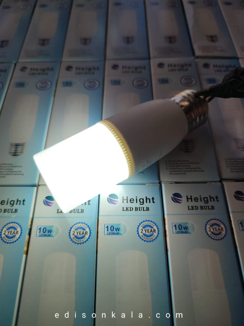 لامپ 10 وات هایت ال ای دی استوانه
