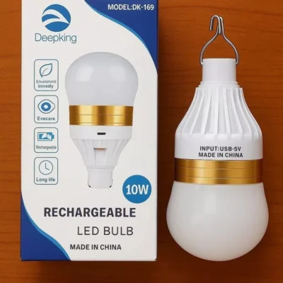 لامپ آویز شارژی 10 وات DK-169 ایده_آل برای طبیعت_گردی و خانه