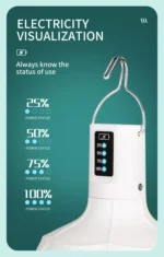 چراغ آویز شارژی ۱۸ وات DP-7812C (3)