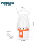 چراغ اضطراری ویداسی مدل WD-873 سبک، پرنور، قابل شارژ