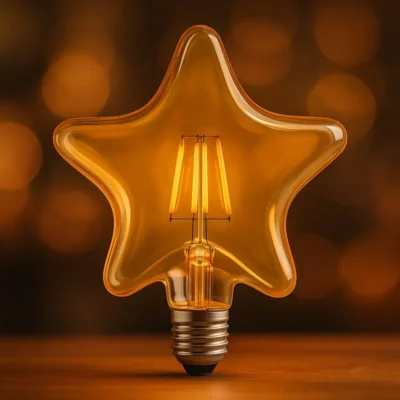 لامپ ادیسونی طرح ستاره اپتونیکا star